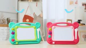 2 IN 1 Interactive Musical Sound Piano Instrument Educational Learning Children Study Magnetic Drawing Board Papan Melukis Mainan Minda Kanak