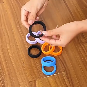 8PCS Luggage Wheel Protector Upgraded And Thickened Wheel Silicone Cover Wear Resistant Reduce Noise