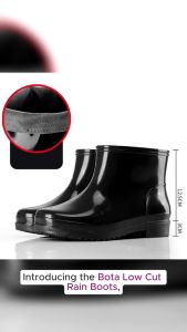 Low Cut Rain Boots (Bota) PerfeCt Footwear SIZE (40-44)