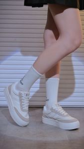 Giày Thể Thao Nữ MWC A183 - Sneaker Nữ Chất Da Tổng Hợp Đế Cao 3CM Trẻ Trung Năng Động