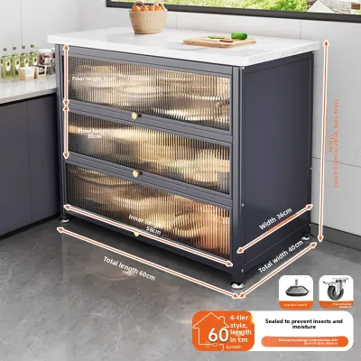 JUMEISHI | Multi-layered Kitchen Storage Shelf Cabinet
