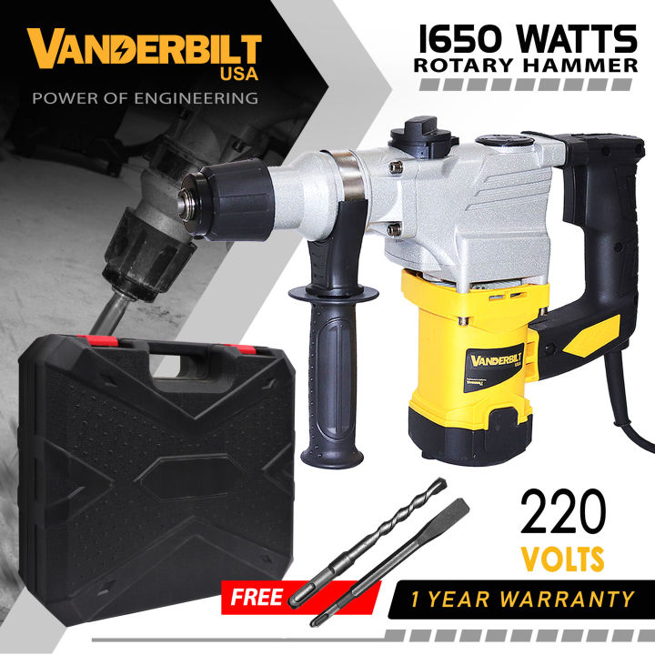 Vanderbilt 1650W Demolition Hammers 220V Chipping Gun Heavy Duty ...