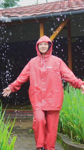 Jas Hujan Ares Parasut Premium O25 Pria Wanita Anti Rembes Awet dan tahan lama