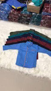 kemeja anak laki laki FINE 3-10 tahun / kemeja anak laki terbaru 2023 / kemeja anak laki laki import