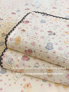 KAMONI | Bộ Drap Giường Hai Lớp cho Ký Túc Xá Sinh Viên 3 Mảnh