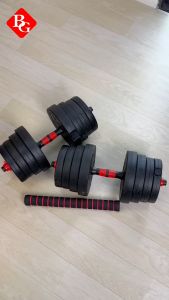 BG SPORT Dumbbell Set 10 20 30 40Kg PVC Alat Olahraga Fitness Angkat Besi