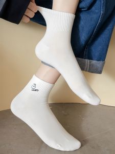 Tất Ngắn Mùa Hè Mỏng Màu Đen Trắng Phong Cách Trẻ Em Dễ Thương Tất Ngắn Thấp Phong Cách Nhật Bản Tất Nữ