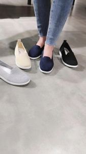 Batavia terbaru Sepatu wanita A172aA22 aB04/aB07/aB08 sepatu ibu sepatu flat rajut sepatu wanita rajut sepatu slip on