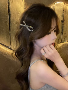 Korean Style Women's Group Style: 2024 New Arrival Exquisite Shining Diamond & Classy Duckbill Clip