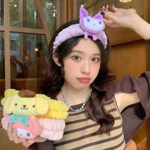 Phong Cách Hàn Quốc Hoạt Hình Sanrio Băng Đô Cho Nữ Ngọt Ngào Rửa Mặt Tóc Thời Trang con gái Phụ Kiện Tóc