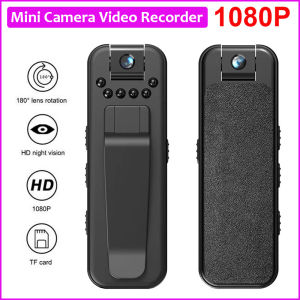 180° Rotate Lens Action Sport DV Body Camera Full HD 1080P Body Mounted Camera Small Portable Wifi Security Mini Camera Video Recorder Cam Back Clip Body Mini Camera