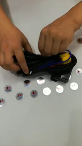 MIBUY 1 set LED Headlight Wire Harness Halogen Lamp H4 Brightening Wire Group Harness Brightening Wire Modification Xenon HID Conversion kit Relay Wire Harness