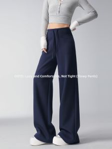 Navy Loose Legged Slim Thin New Casual Flared Summer Womens Sport Pants