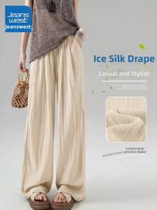 Jeanswest | Linen-like Drapey Lazy Style Casual Pants