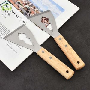 Dust Scraper Putty Knife Japanese Style  Wall Covering Tool Decoration Multifunctional Shovel Putty Knife with Wooden Handle