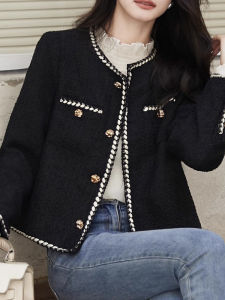 Elegant Unique Trendy Tweed Short Jacket Autumn