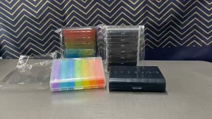 【READY STOCK】Portable Travel Medicine Tablet/Weekly Pill Box Organizer/3 Times a Day Capsule/Bekas Ubat Pil Storage Case