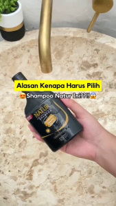 Klik-Beli NATUR Shampoo Ginseng Extract 140ml & 270ml | Sampo Perawatan Rambut Rontok Anti Hair Fall Deep Conditioning