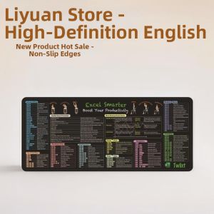 LIWAN | Keyboard Shortcut Custom Gaming Office IP Computer Desk Mat Large