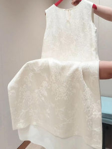 QFN | French Style Elegance Sleeveless White Dress