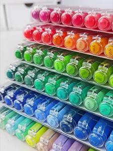 GN | Guangna 168/72 Colors High Gloss Acrylic Marker Pen SetHard Headed Drawing PensProfessional-Grade Paint Pen for DIY Graffiti