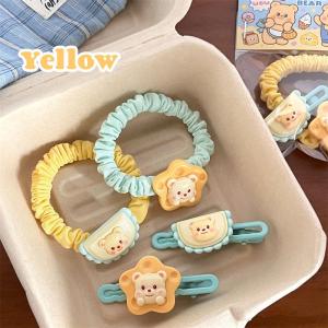 QIUZHISE | Cute Cartoon Bear Sweet Hair Accessories Set