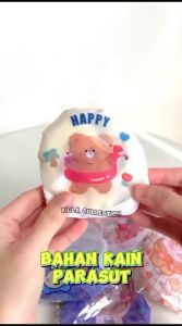 Kipas Tangan Mini Lipat Karakter / Kipas Kain Lipat Portable / Kipas Angin Tangan