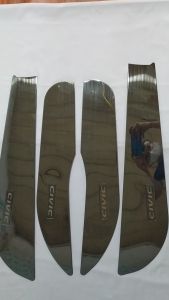 Bộ Ốp Tapli Cánh Cửa Xe Honda Civic 2017-2021 Vân Titan Cao Cấp