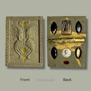 King of butterfly Lp Udomsap & kruba krissana thai amulets pendants Buddhism religious