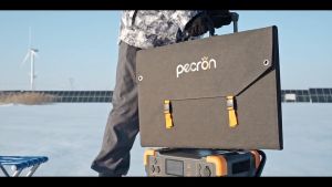Pecron PV100W/PV200W Portable Foldable Outdoor Camping Monocrystalline Silicon Solar Panel for E300LFP/E600LFP/E1500LFP
