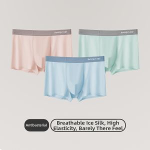 THREEGUN | Antibacterial Seamless Anti-Chafe Mens Briefs 3 Pieces