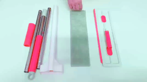 2024 New 16.5 Inch/42cm Extra Large Hand Free FLat Mop with Water Scrapper Function