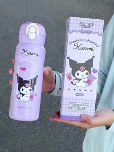 Sanrio | 1pc Sanrio thermos cup 500ML suitable for outdoor play sports portable thermal water bottle one lid with dual drinking modes