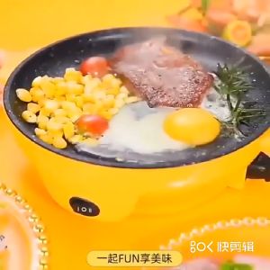 Non-stick Electric Frying Pan Multi-function Household KD-02 Smoke Free Portable Electric Baking Tray