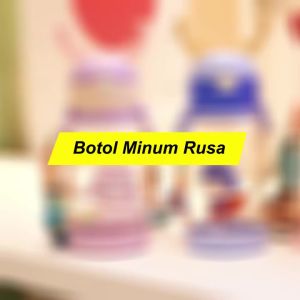 BB Live Botol Minum Anak Rusa 500ml Lucu / Botol Minum Bekal Anak Motif Rusa Karakter Random Lucu Kesukaan Anak