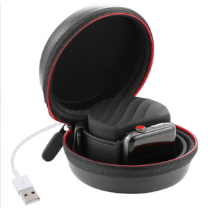 Travel Multi-functional Apple Watch Band Storage Bag iWatch SE 5 6 7 8 9 10 Generations Data Cable Earphone Ultra2 Charger