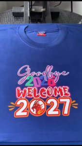 HAPPY NEW YEAR FAMILY SET (WITH FREE NAME) - GOODBYE 2026 WELCOME 2027 (SOLD PER PIRASO)