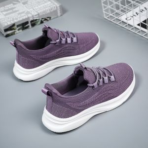 CHUNZULI | Elderly Women Spring Autumn Soft Sole Non-Slip Casual Walking Shoes