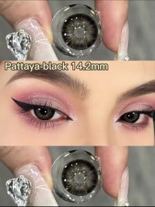 Kính Áp Tròng Màu Tự Nhiên Xám & Nâu EYESHARE 2 Chiếc Dòng Black Series Dùng Hàng Năm Chất Liệu HEMA Mềm Mại Dành Cho Làm Đẹp Mắt