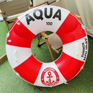 Thickened Adult Swimming Ring Lifeguard Toy Water Floating Bubble for Men Women Children over 3 Years Old Underarm Type Inflatable Ring