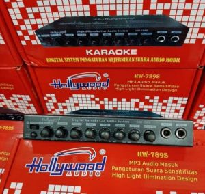 New Pre Amp Hollywood HW 789S Parametrik Equalizer Karoke