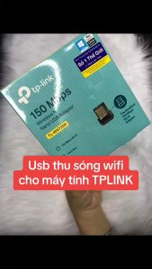 Bộ thu sóng Wifi / USB thu wifi TP-LINK WN725N 150Mbps nhỏ gọn dùng cho máy bàn / Nano USB Adapter / Wifi Adapter