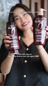 Loreal Elseve Fall Resist 3X Shampoo155ml |(HITAM)rambut rontok