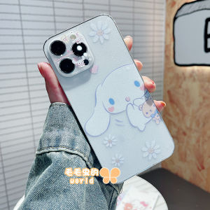 ฟิล์มกันรอยเคลือบด้านเต็มร่างของหมาป่าสีทองน่ารัก ฟิล์มกันรอยด้านสีสันสดใสสำหรับ Apple 14/15/16Promax ฟิล์มกันรอยหลังโทรศัพท์ใหม่ iPhone 13