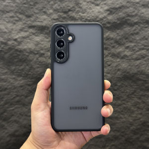 High-Quality Frosted Acrylic Phone Case for Samsung S25Ultra Full Coverage Hard Shell Anti-Fall Dirt-Resistant Business Style