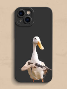 เคสโทรศัพท์ซิลิโคน Armored Duck สำหรับ iPhone 17 pro Max 16 11 pro Max กันกระแทกเซนเซอร์เล็กน่ารักและตลกสำหรับผู้หญิงและผู้ชาย