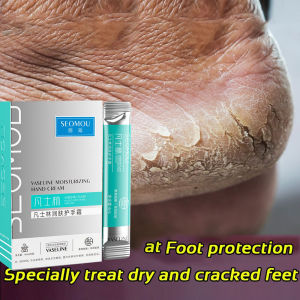 F.six👍Vaseline Moisturizing Foot Cream Autumn Winter Moisturizing Hand Cream Portable Anti-cracking Skin Cream Whitening Anti Wrinkles Anti Dryness Anti Chapping Soften Skin Hand Care Girls Hand Cream