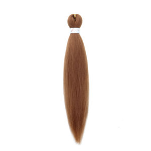 Womens straight Yaki style simple braided hair accessory 20 inch synthetic pre stretched braided gradient wig hair accessory