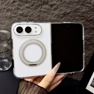 Ốp Điện Thoại iPhone 18 Duo Trong Suốt Từ Tính Cao Cấp Với Khả Năng Bảo Vệ 360 Độ ° Giá Đỡ Xoay Được Ốp Lưng Chống Sốc Của szHAIyu