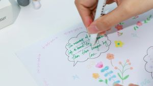 6pcs/ Childrens fine art printing painting Color pens can be marked markers Student stationery markers School supplies/office supplies